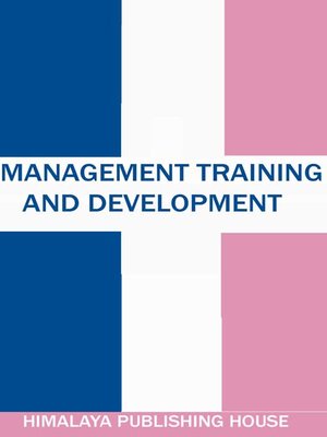 cover image of Management Training and Development